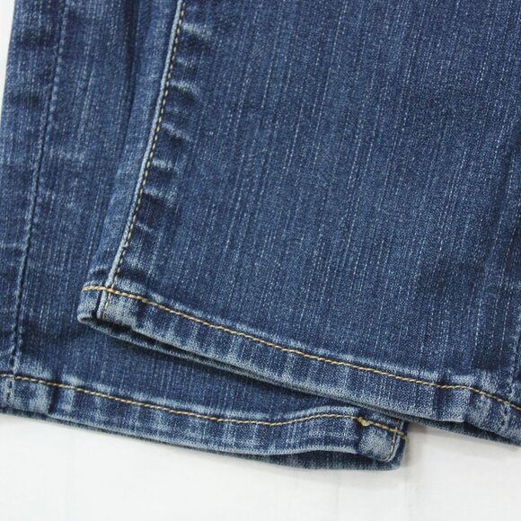 Lucky Brand Stretch Sofia Medium Wash Distressed Mid Rise Skinny Jeans 4/27 Reg - Picture 8 of 11